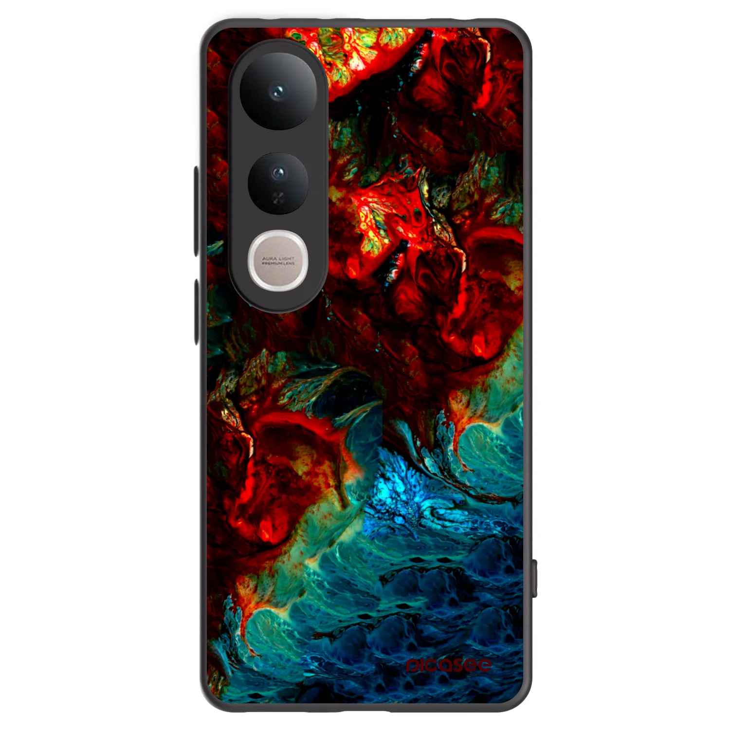 Picasee husă neagră din silicon pentru Vivo V50 Lite 5G - Universe