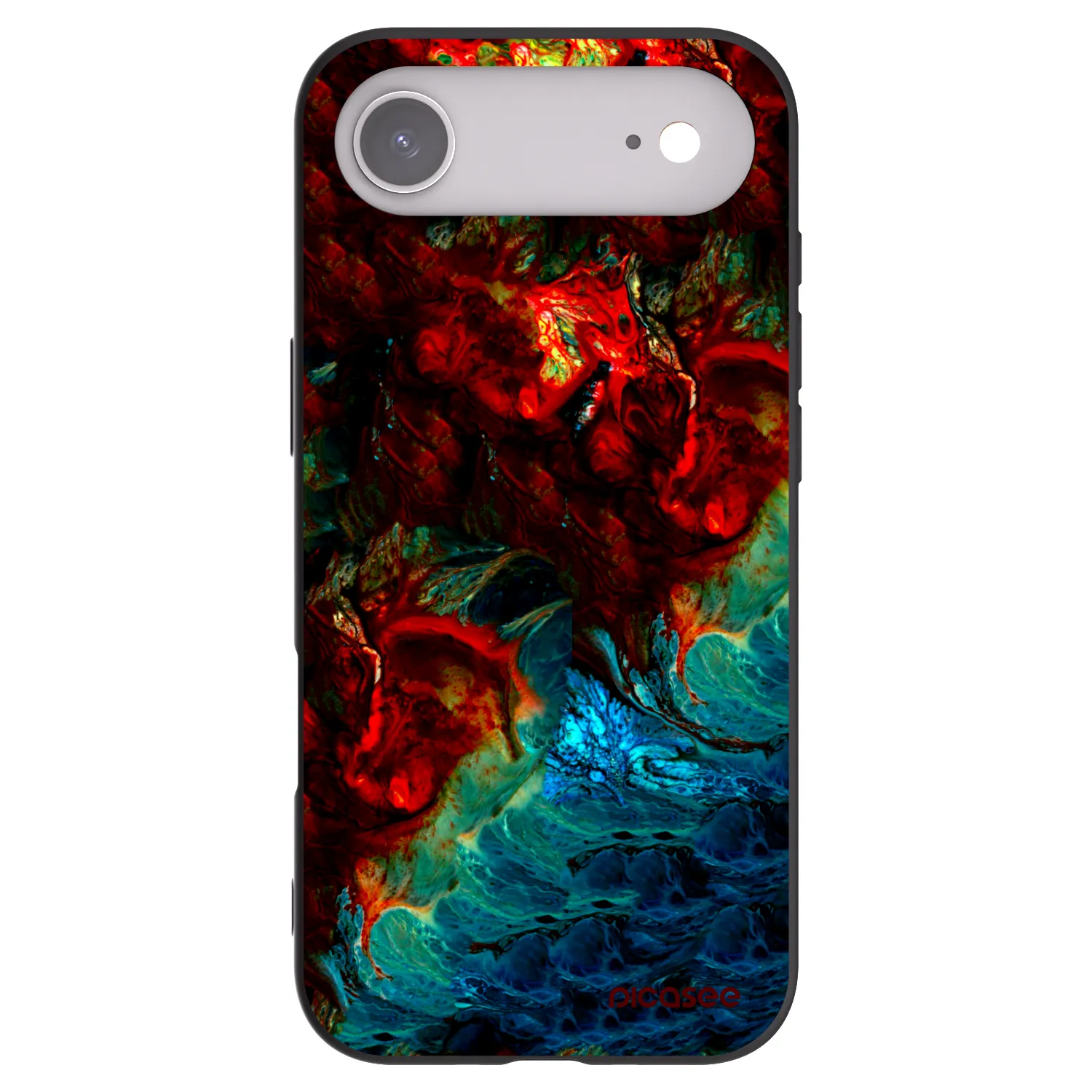 Picasee husă neagră din silicon pentru Apple iPhone Air - Universe