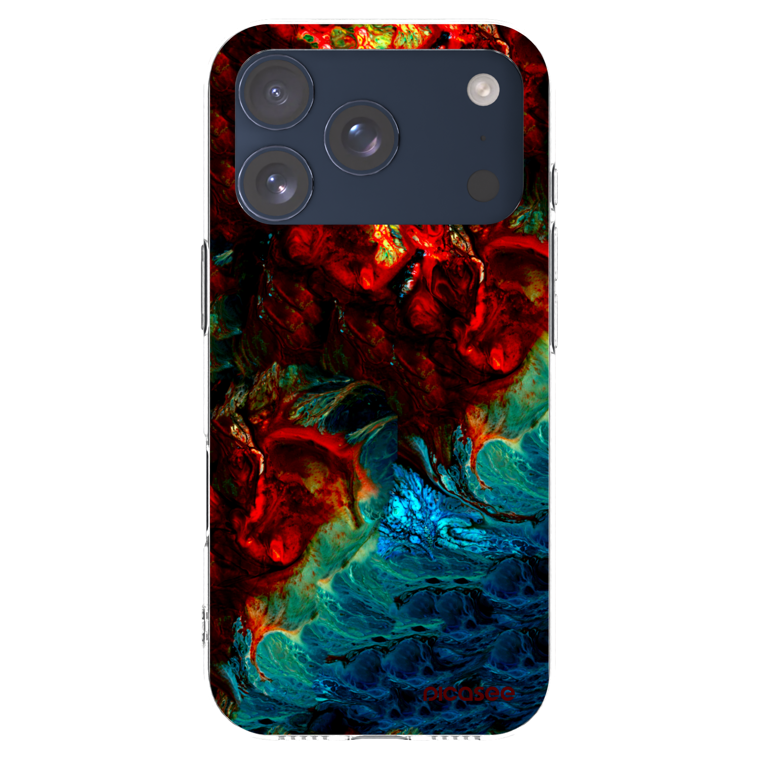 Picasee husă transparentă din silicon pentru Apple iPhone 17 Pro - Universe