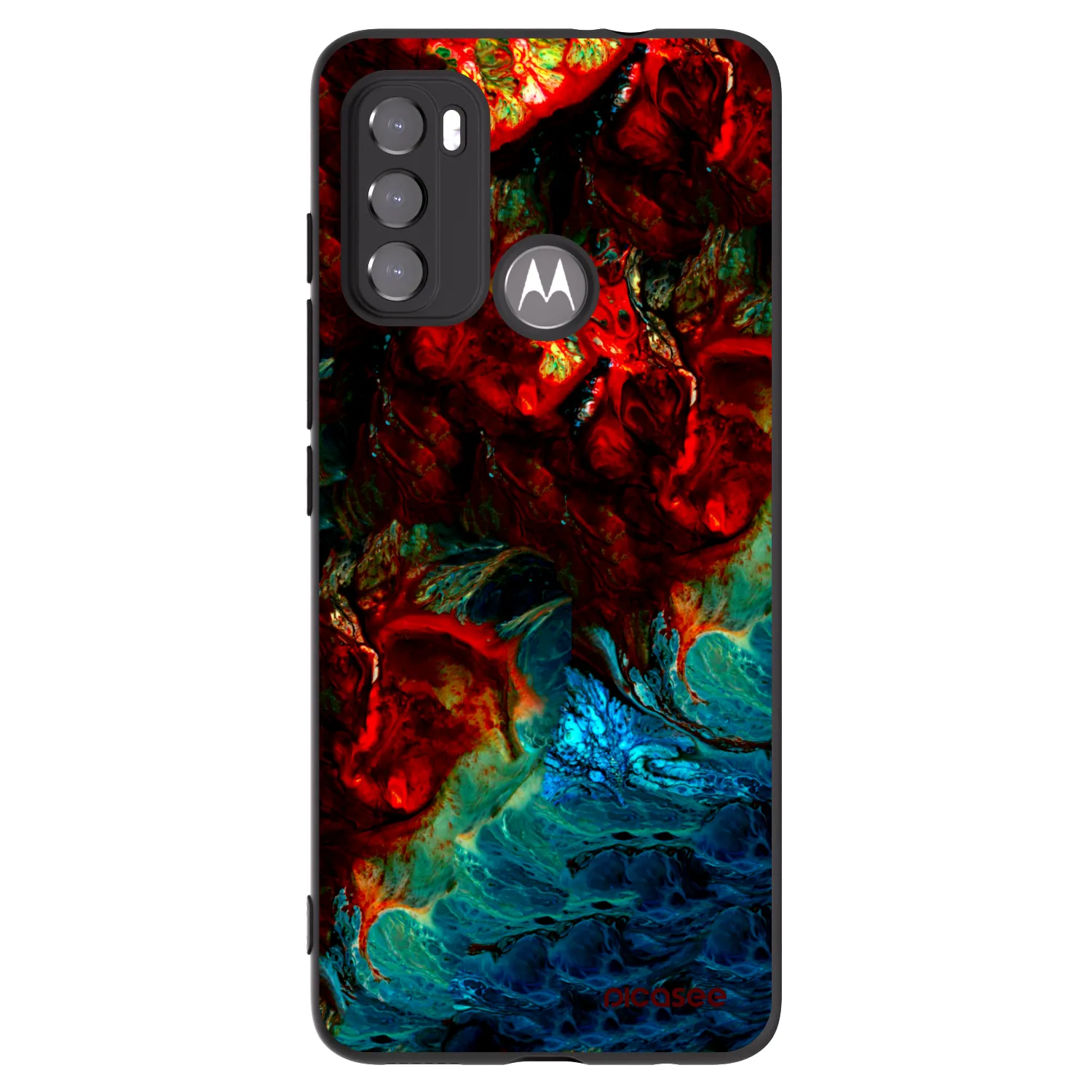Picasee husă neagră din silicon pentru Motorola Edge 60 5G - Universe