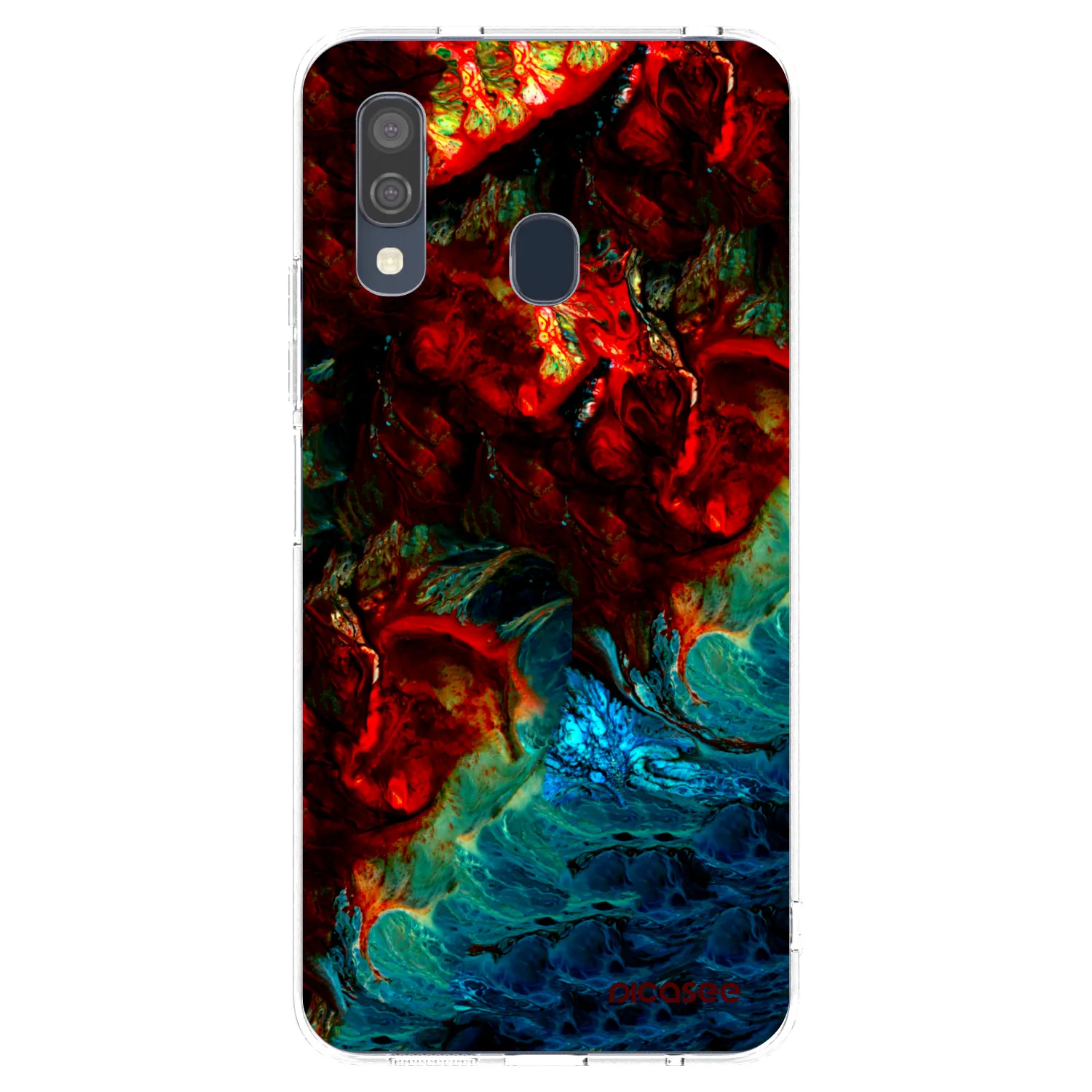 Picasee husă transparentă din silicon pentru Samsung Galaxy A40 A405F - Universe