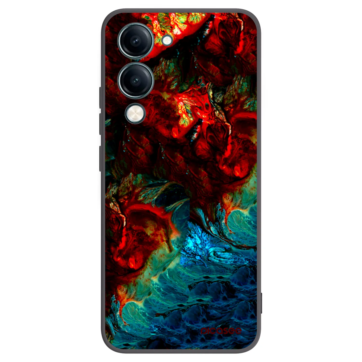 Picasee husă neagră din silicon pentru Vivo Y29s 5G - Universe