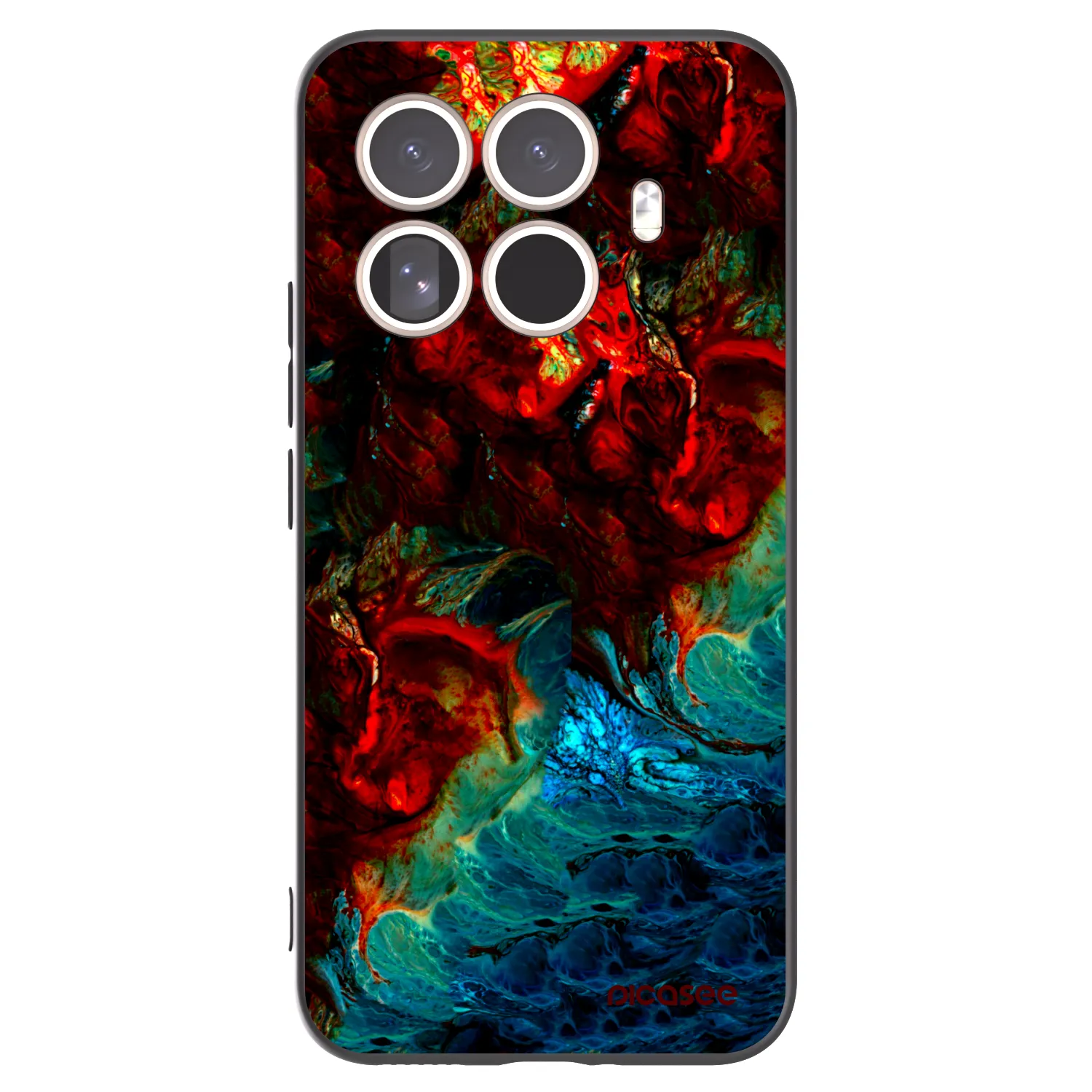 Picasee husă neagră din silicon pentru Xiaomi 15T Pro - Universe