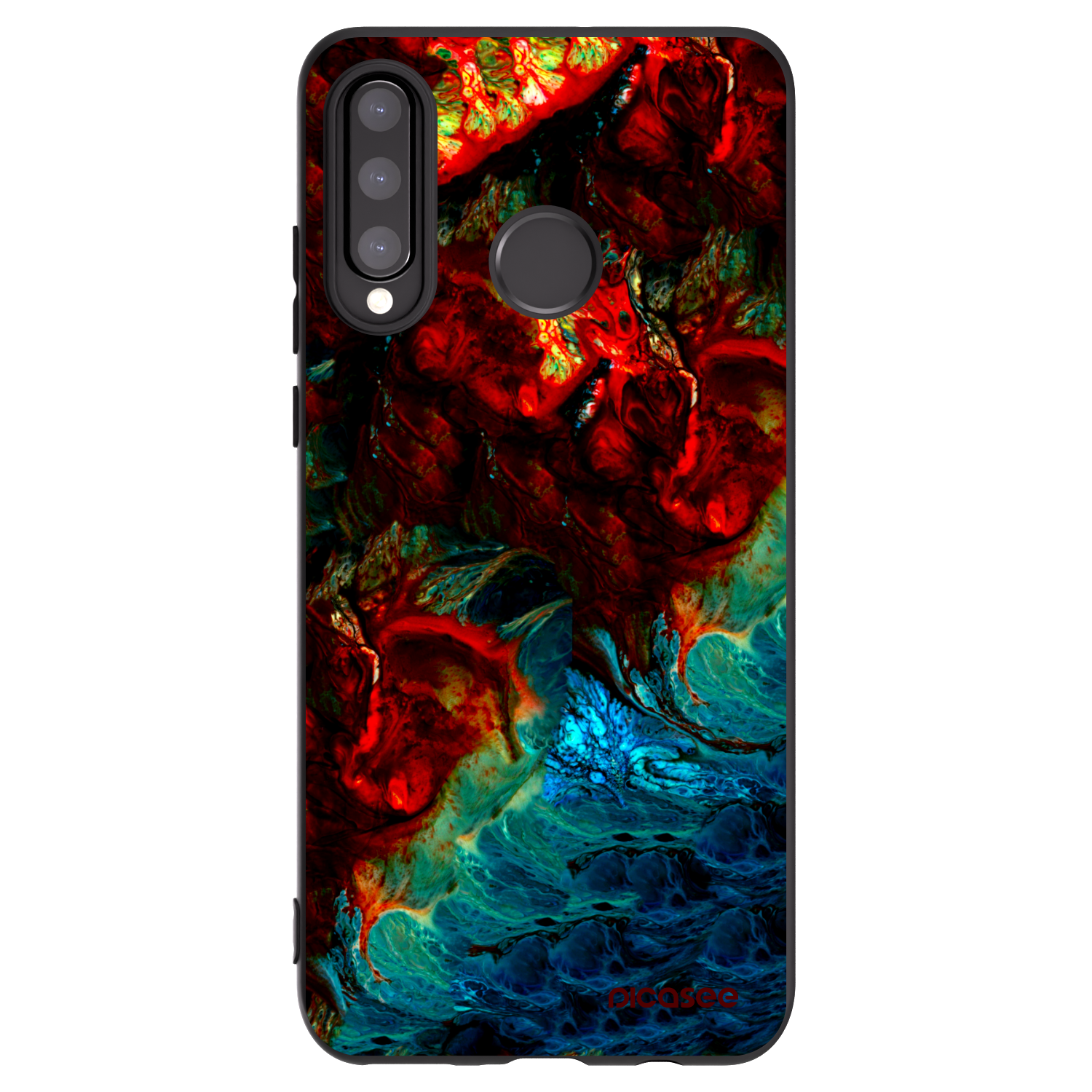 Picasee husă neagră din silicon pentru Huawei P30 Lite - Universe