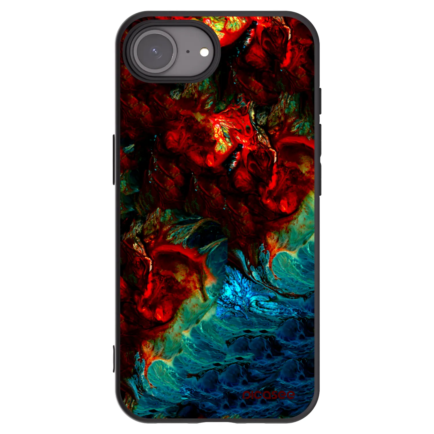 Picasee husă neagră din silicon pentru Apple iPhone 17e - Universe