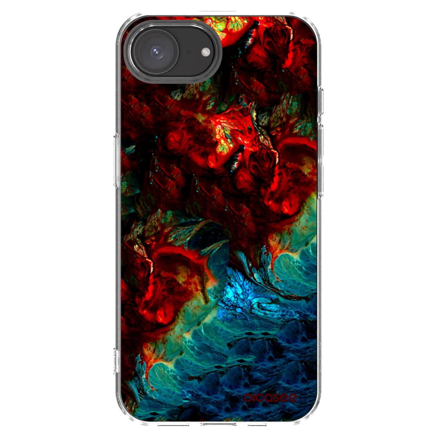 Picasee husă transparentă din silicon pentru Apple iPhone 17e - Universe