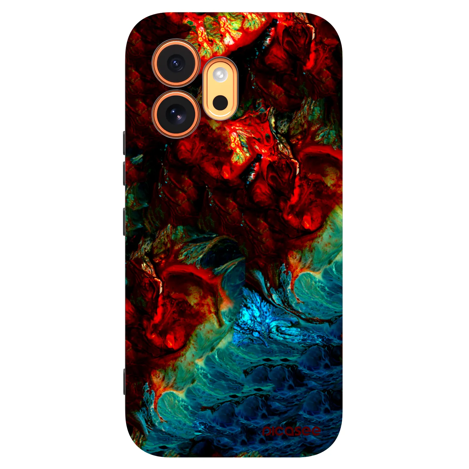 Picasee husă neagră din silicon pentru Honor 600 - Universe