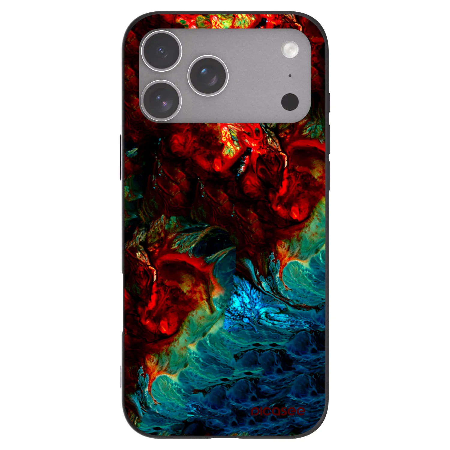 Picasee husă neagră din silicon pentru Apple iPhone 18 Pro Max - Universe