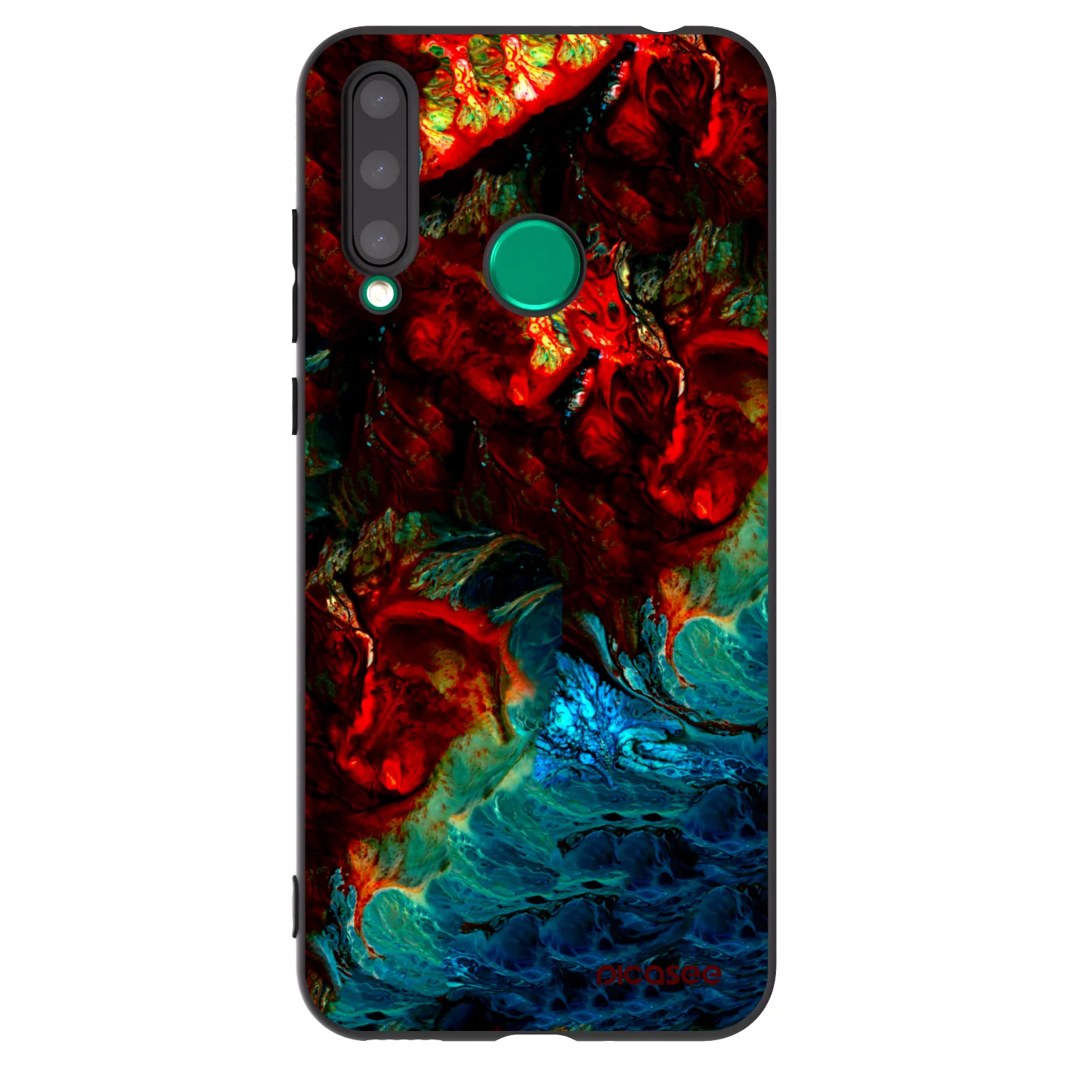 Picasee husă neagră din silicon pentru Honor 20 Lite - Universe