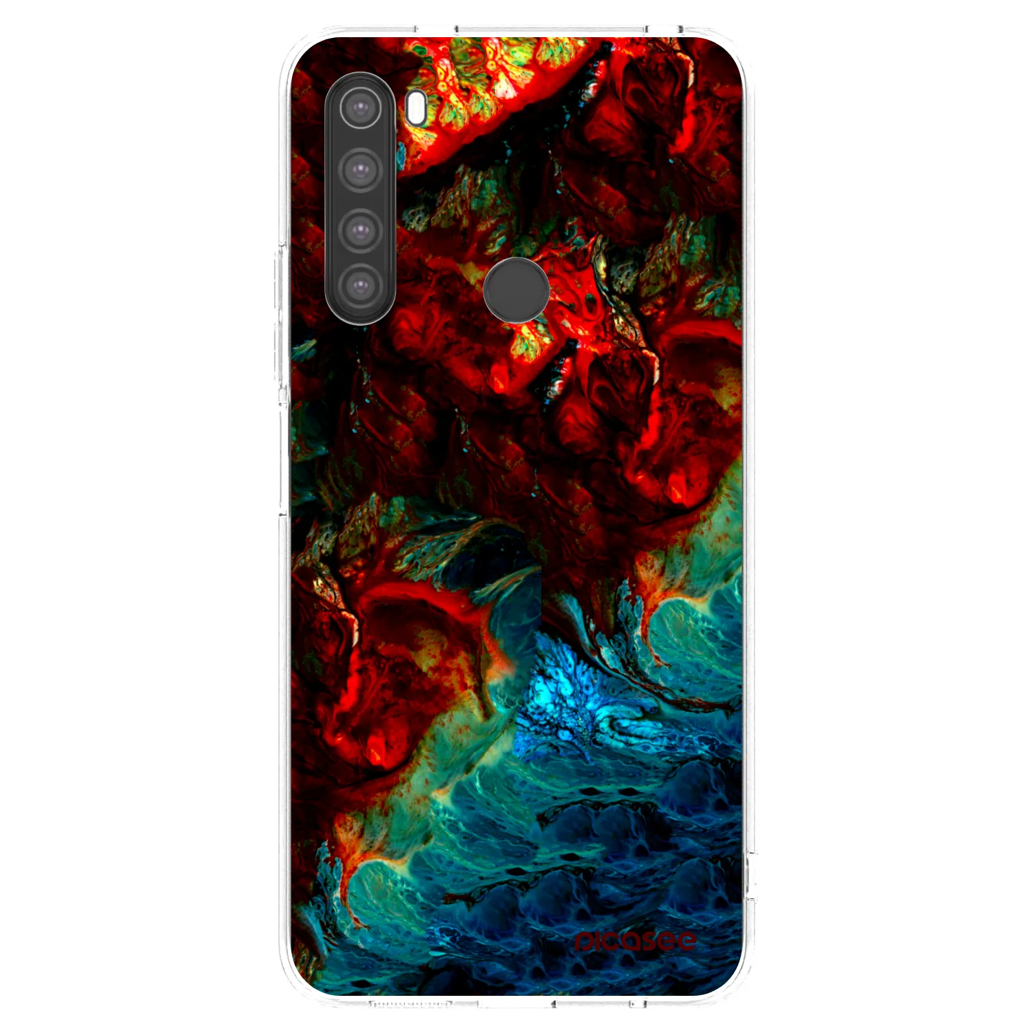Picasee husă transparentă din silicon pentru Xiaomi Redmi Note 8 - Universe