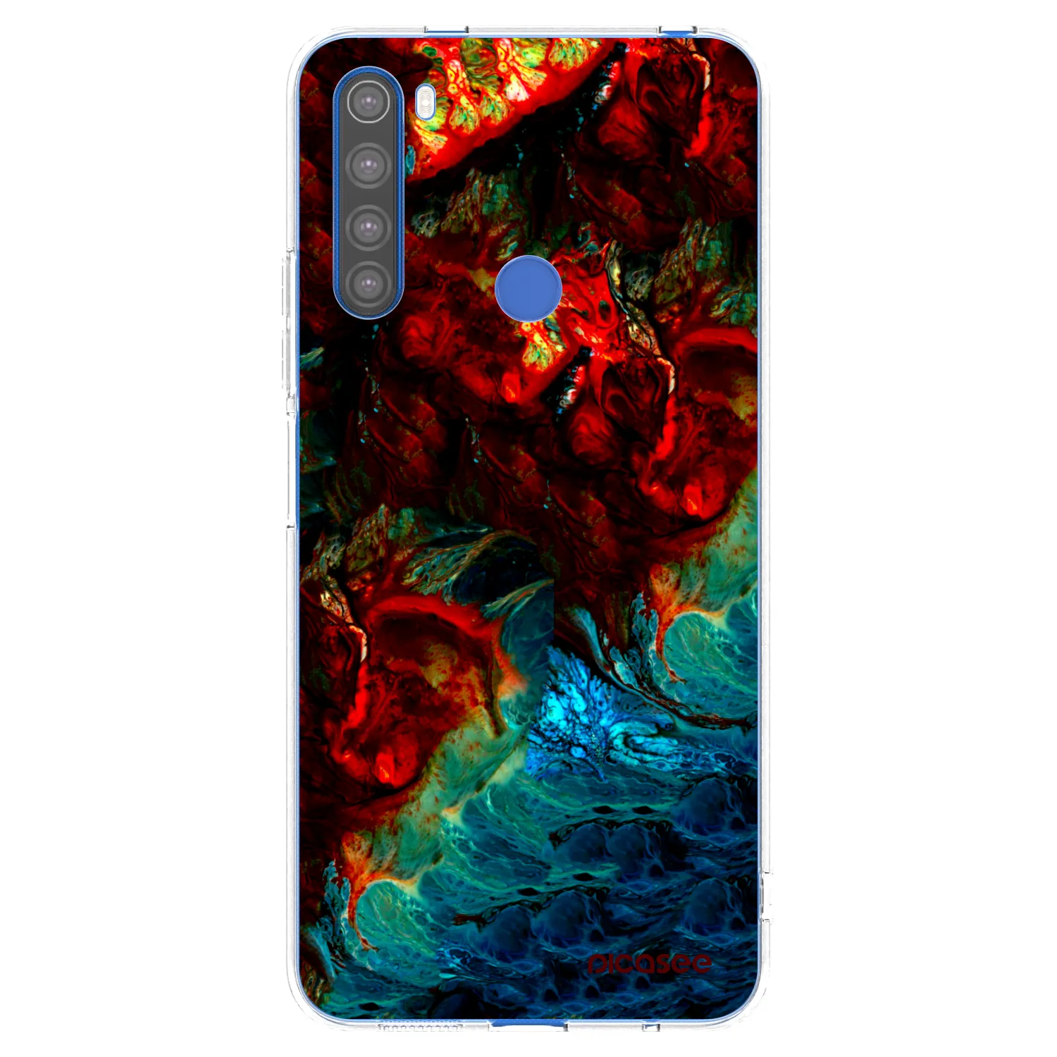 Picasee husă transparentă din silicon pentru Xiaomi Redmi Note 8T - Universe
