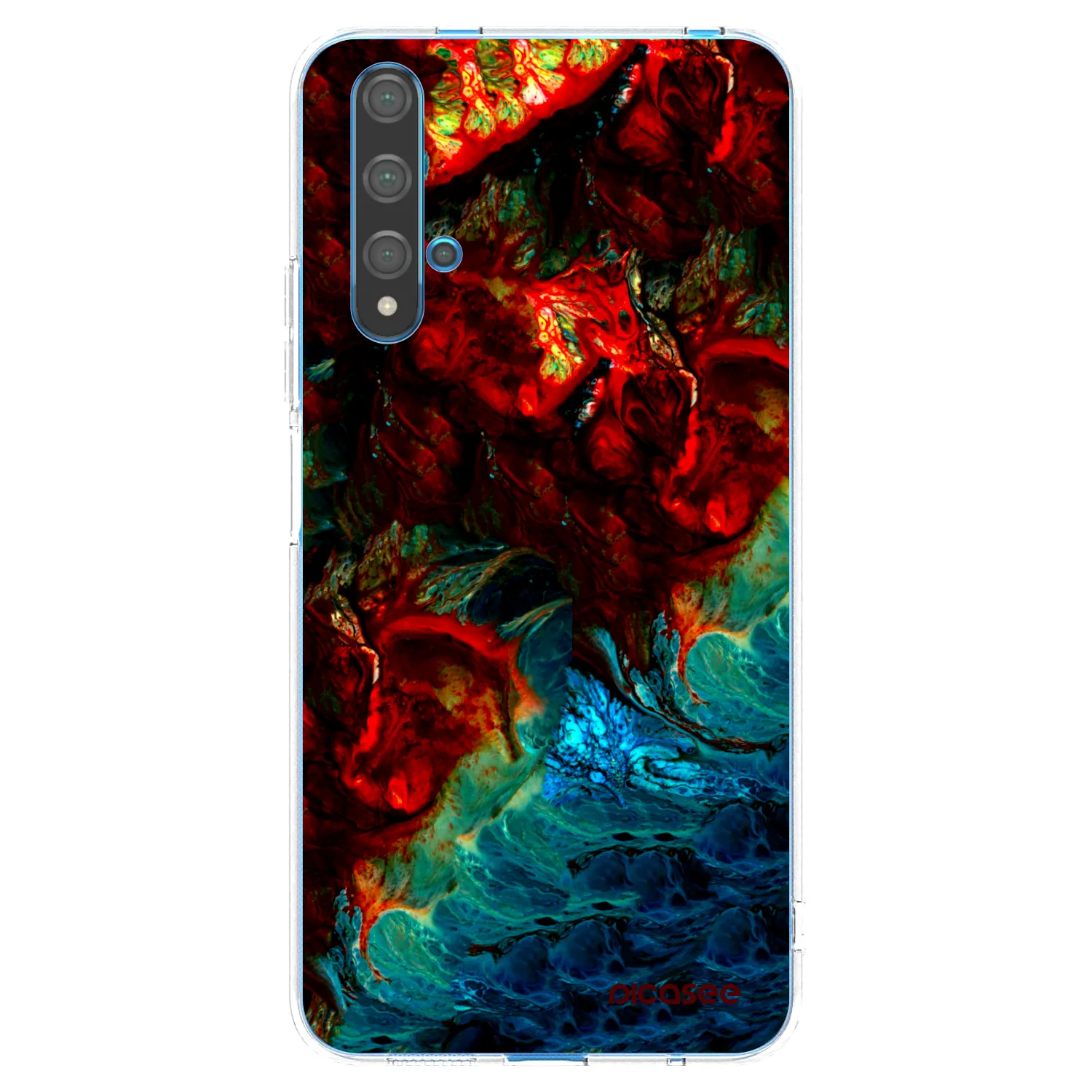Picasee husă transparentă din silicon pentru Huawei Nova 5T - Universe