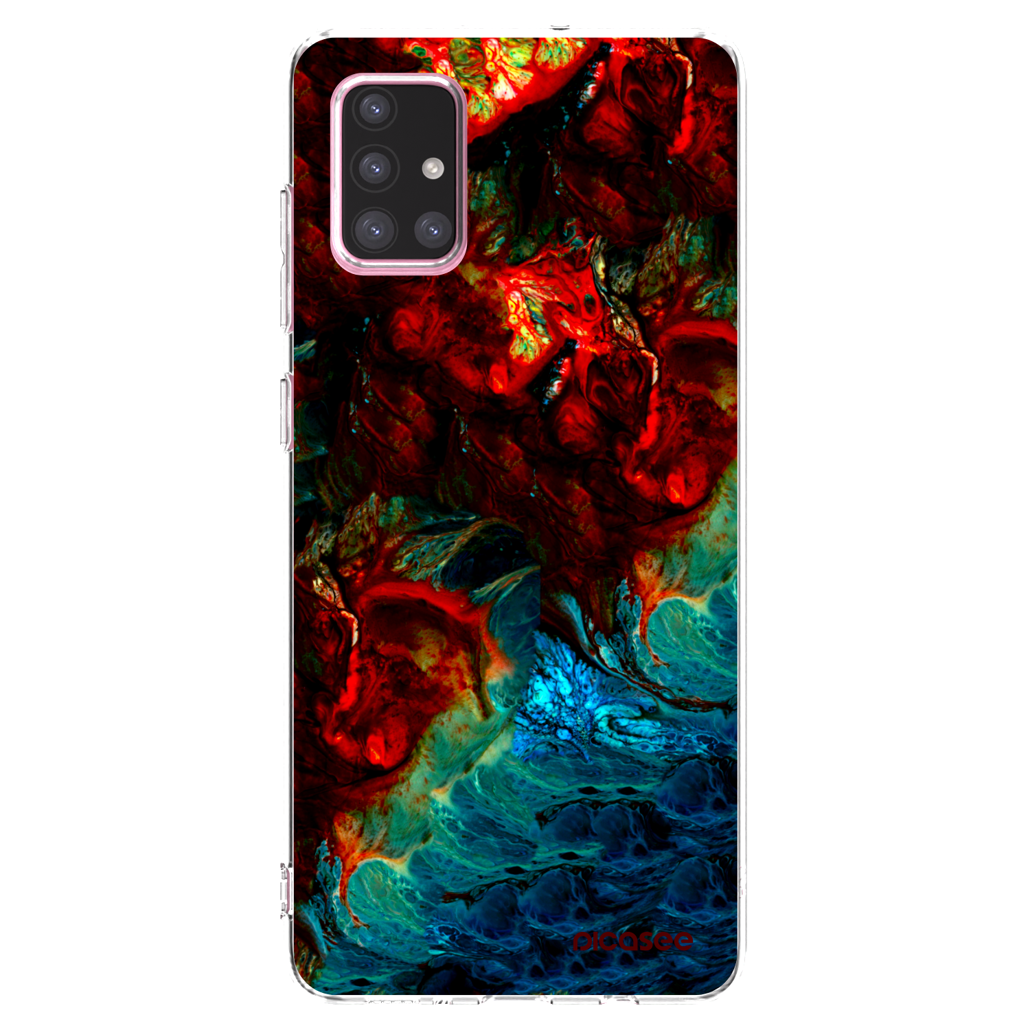 Picasee husă transparentă din silicon pentru Samsung Galaxy A71 A715F - Universe