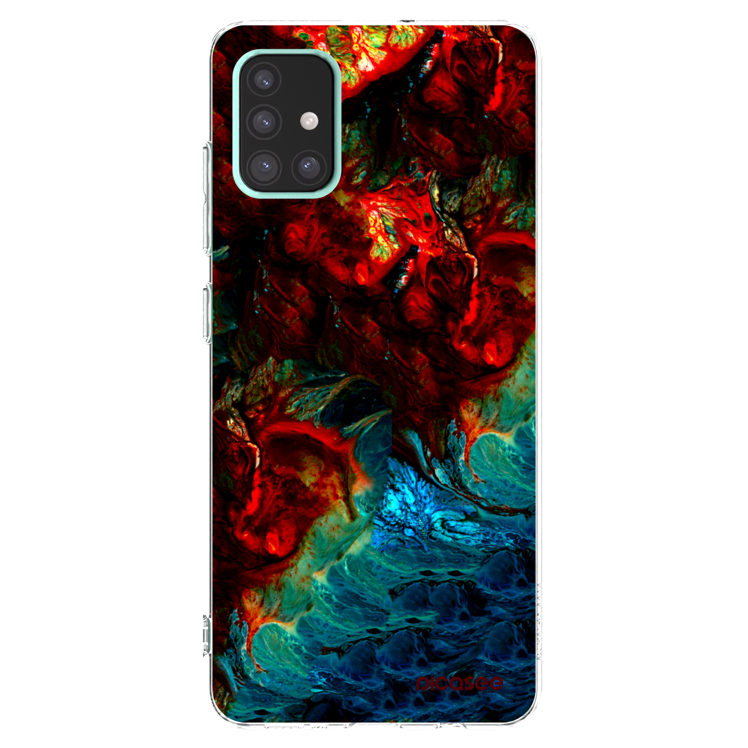 Picasee husă transparentă din silicon pentru Samsung Galaxy A51 A515F - Universe