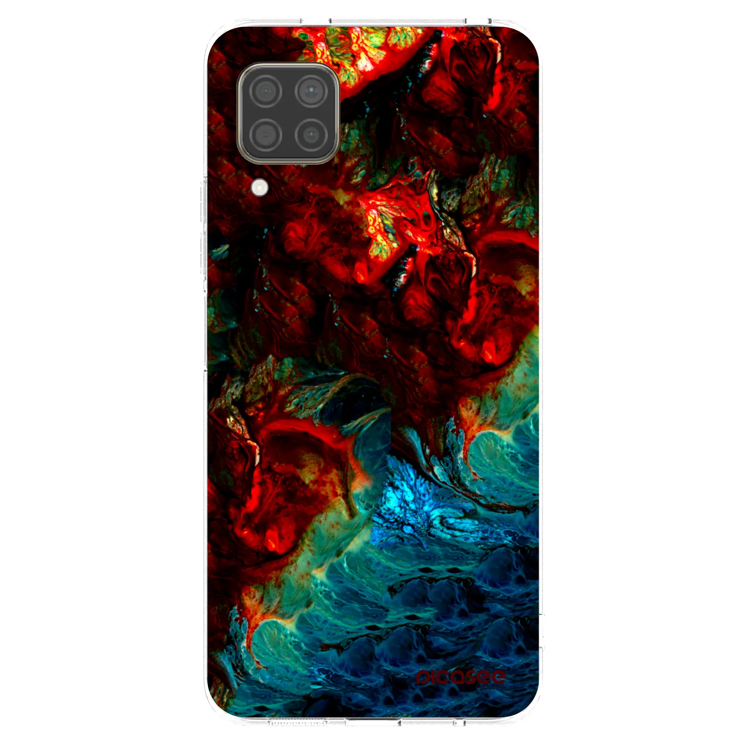 Picasee husă transparentă din silicon pentru Huawei P40 Lite - Universe