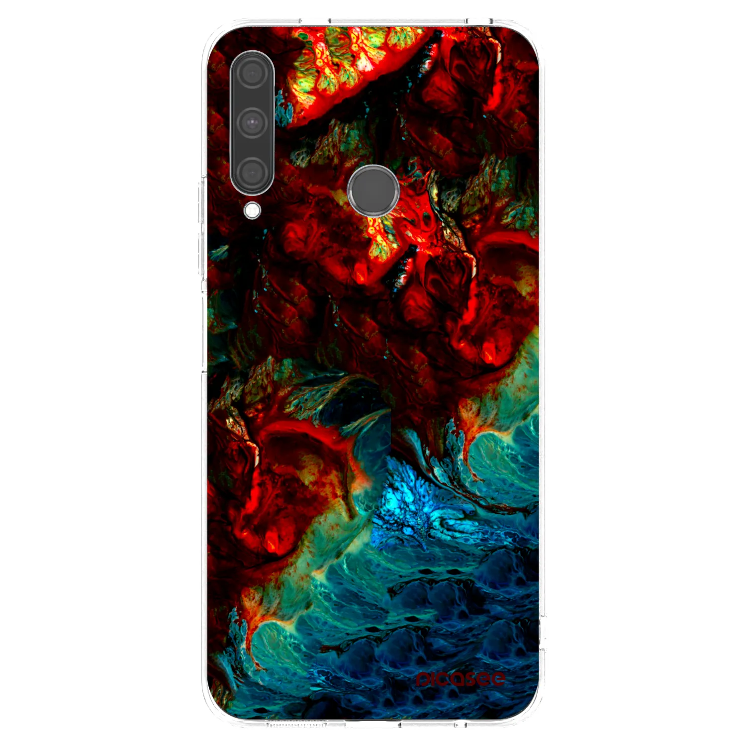Picasee husă transparentă din silicon pentru Huawei P40 Lite E - Universe