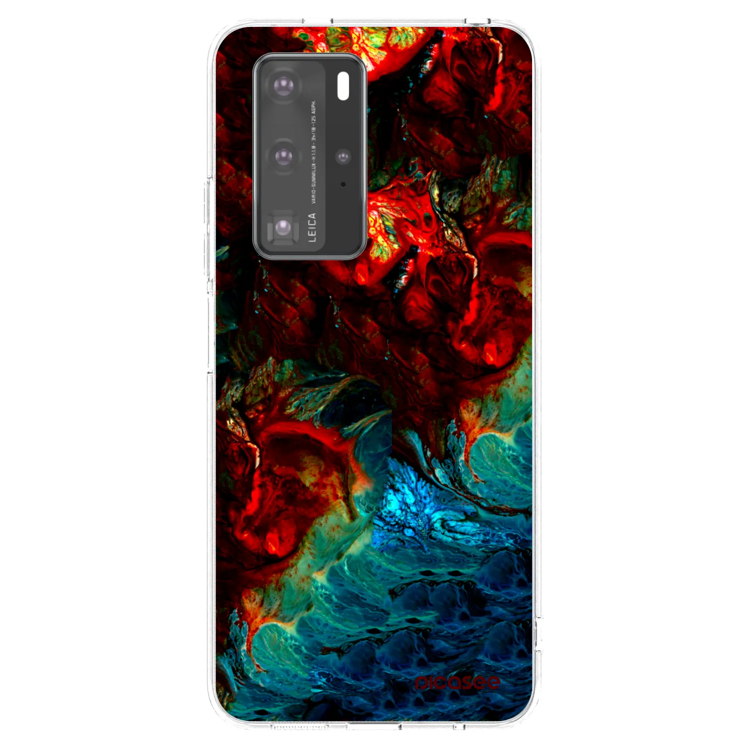 Picasee husă transparentă din silicon pentru Huawei P40 Pro - Universe