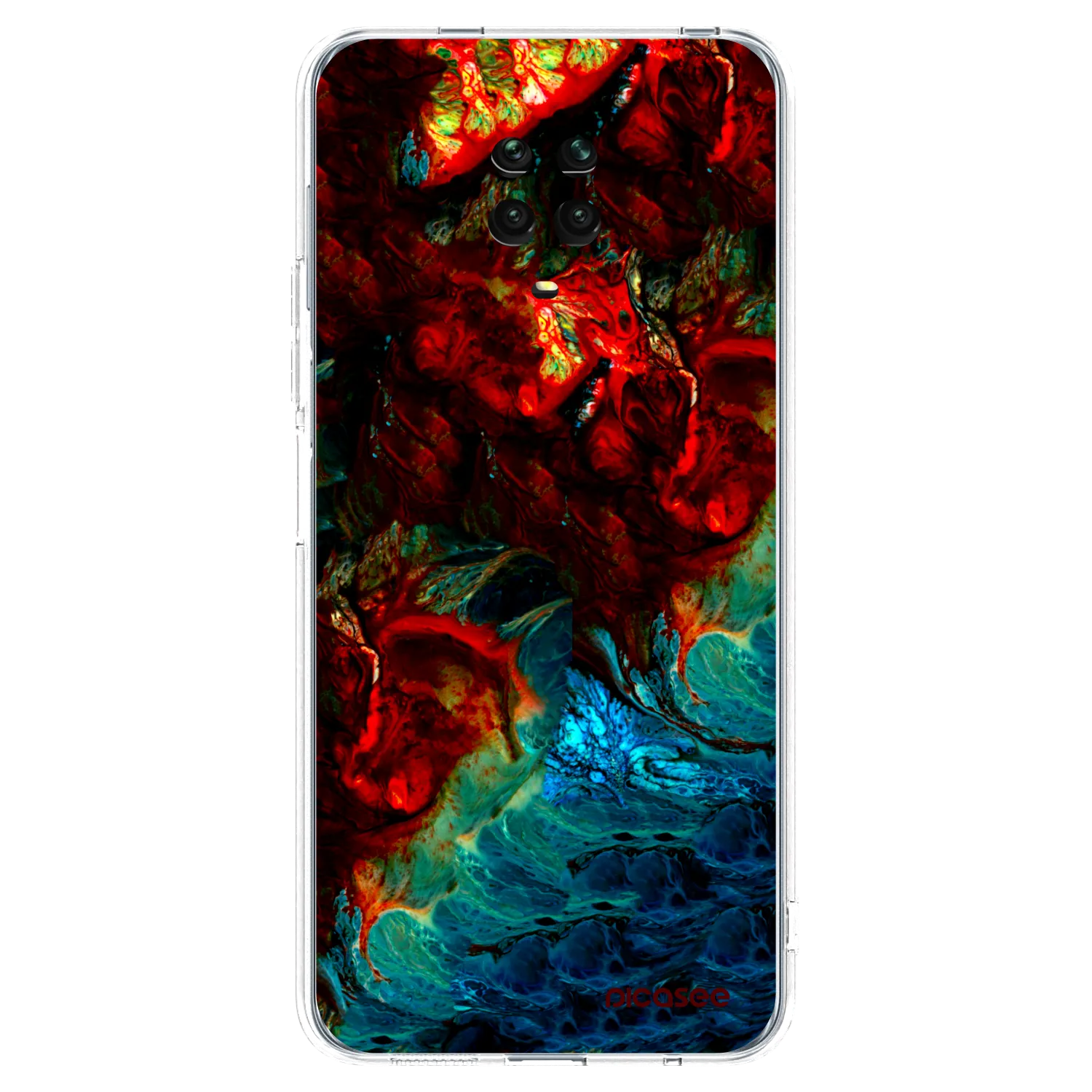 Picasee husă transparentă din silicon pentru Xiaomi Redmi Note 9 Pro - Universe