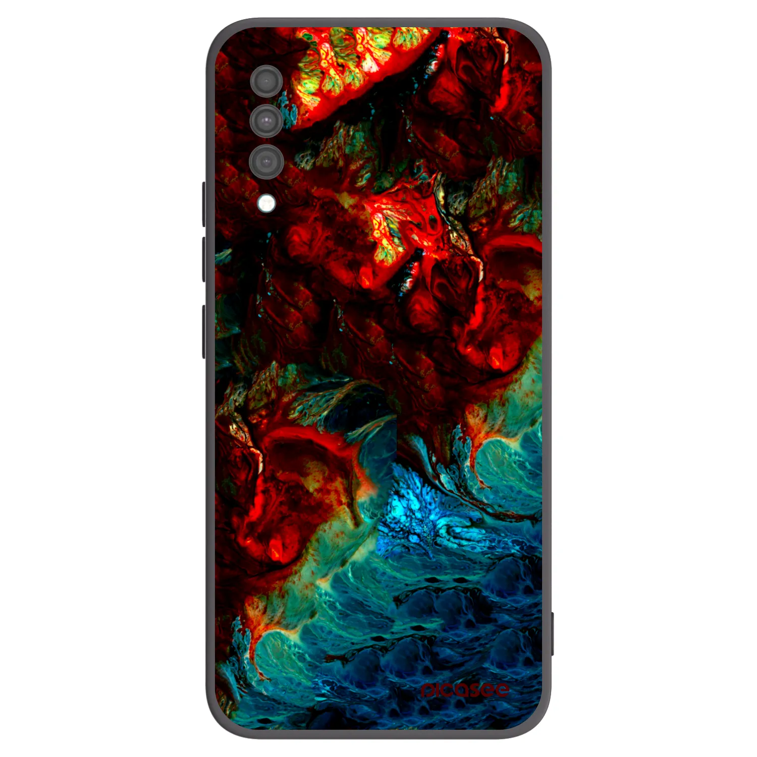 Picasee husă neagră din silicon pentru Samsung Galaxy A30s A307F - Universe