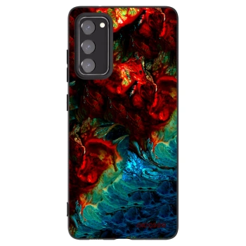 Picasee husă neagră din silicon pentru Samsung Galaxy S20 FE - Universe