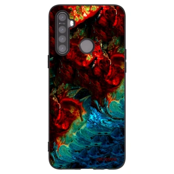 Picasee husă neagră din silicon pentru Realme 6i - Universe