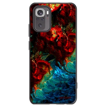Picasee husă neagră din silicon pentru Xiaomi Redmi Note 10 - Universe