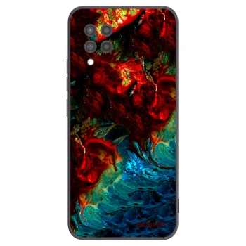 Picasee husă neagră din silicon pentru Samsung Galaxy A42 A426B - Universe
