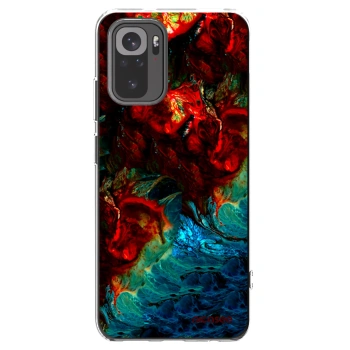 Picasee husă transparentă din silicon pentru Xiaomi Redmi Note 10S - Universe
