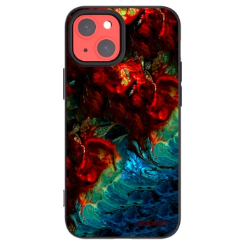 Picasee husă neagră din silicon pentru Apple iPhone 13 mini - Universe