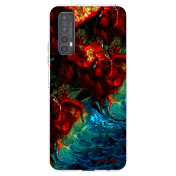 Picasee husă transparentă din silicon pentru Realme 7 - Universe