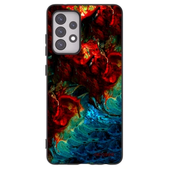 Picasee husă neagră din silicon pentru Samsung Galaxy A52s 5G A528B - Universe