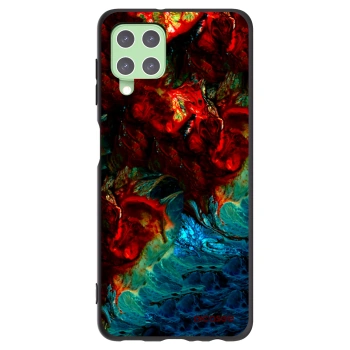 Picasee husă neagră din silicon pentru Samsung Galaxy A22 A225F 4G - Universe