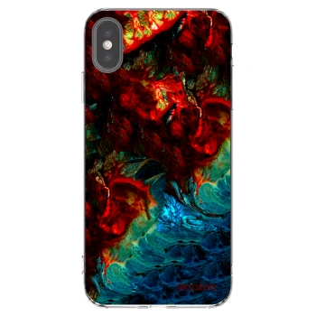 Picasee husă transparentă din silicon pentru Apple iPhone XS Max - Universe
