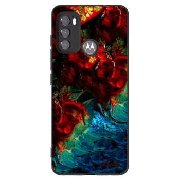 Picasee husă neagră din silicon pentru Motorola Moto G60 - Universe