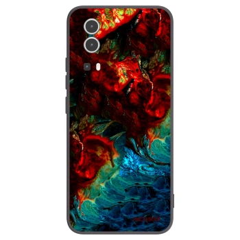 Picasee husă neagră din silicon pentru Vivo Y72 5G - Universe