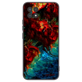 Picasee husă neagră din silicon pentru Realme 8i - Universe