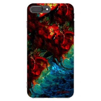 Picasee husă transparentă din silicon pentru Apple iPhone 7 Plus - Universe