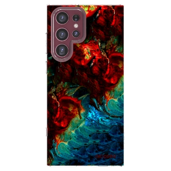 Picasee husă transparentă din silicon pentru Samsung Galaxy S22 Ultra 5G - Universe