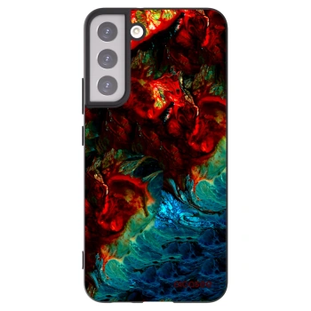 Picasee husă neagră din silicon pentru Samsung Galaxy S22+ 5G - Universe