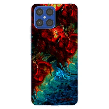 Picasee husă transparentă din silicon pentru Honor X8 4G - Universe