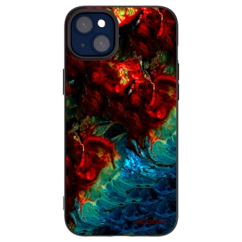 Picasee husă neagră din silicon pentru Apple iPhone 14 Plus - Universe