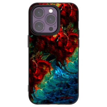 Picasee husă neagră din silicon pentru Apple iPhone 14 Pro - Universe