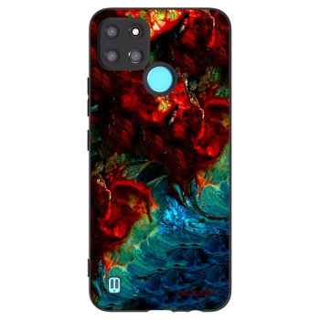 Picasee husă neagră din silicon pentru Realme C21Y - Universe