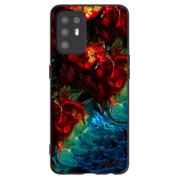 Picasee husă neagră din silicon pentru OPPO A94 5G - Universe