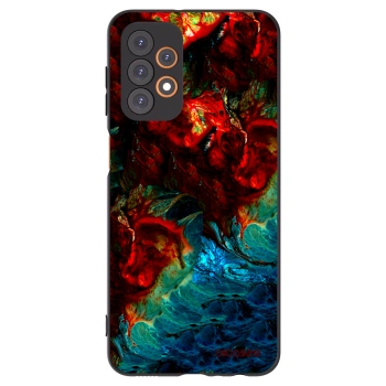 Picasee husă neagră din silicon pentru Samsung Galaxy A23 A236B 5G - Universe