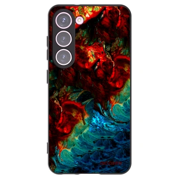 Picasee husă neagră din silicon pentru Samsung Galaxy S23 5G - Universe