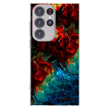 Picasee husă transparentă din silicon pentru Samsung Galaxy S23 Ultra 5G - Universe