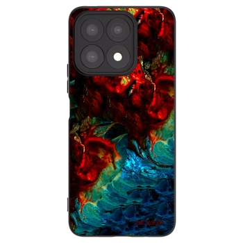 Picasee husă neagră din silicon pentru Honor X8a - Universe