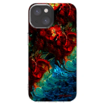 Picasee husă transparentă din silicon pentru Apple iPhone 15 - Universe