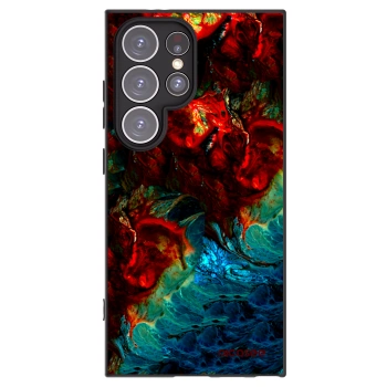 Picasee husă neagră din silicon pentru Samsung Galaxy S24 Ultra S928B 5G - Universe